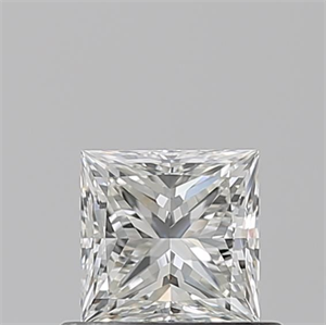 Foto Diamante Natural 0.61 quilates, Princesa , Color I, claridad VVS1 y certificado GIA de