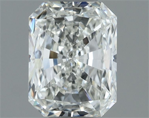 Picture of Natural Diamond 0.80 Carats, Radiant with  Cut, I Color, VVS2 Clarity and Certified by GIA