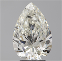 Natural Diamond 3.01 Carats, Pear with  Cut, J Color, SI1 Clarity and Certified by GIA