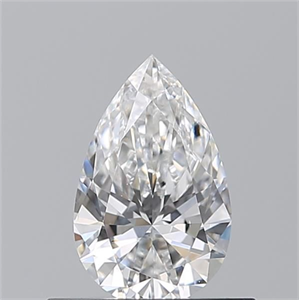 Picture of Natural Diamond 0.50 Carats, Pear with  Cut, E Color, VS2 Clarity and Certified by GIA