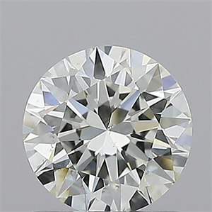 Picture of Natural Diamond 0.82 Carats, Round with Excellent Cut, J Color, SI1 Clarity and Certified by GIA
