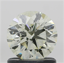 Diamante Natural 0.90 quilates, Redondo , Color N, claridad VVS2 y certificado GIA