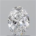 Natural Diamond 0.70 Carats, Oval with  Cut, D Color, VS1 Clarity and Certified by GIA