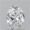 Natural Diamond 0.70 Carats, Oval with  Cut, D Color, VS1 Clarity and Certified by GIA