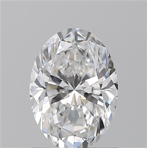 Foto Diamante Natural 1.23 quilates, Ovalado , Color D, claridad SI1 y certificado GIA de