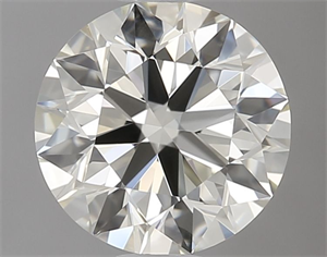 Picture of Natural Diamond 0.71 Carats, Round with Excellent Cut, N Color, VVS1 Clarity and Certified by GIA