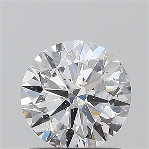 Picture of Natural Diamond 1.00 Carats, Round with Very Good Cut, D Color, I1 Clarity and Certified by GIA