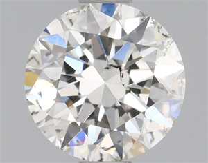 Picture of Natural Diamond 0.70 Carats, Round with Excellent Cut, I Color, SI2 Clarity and Certified by GIA