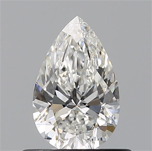 Foto Diamante Natural 0.51 quilates, De pera , Color G, claridad VVS1 y certificado GIA de