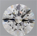 Lab Grown Diamond 3.59 Carats, Round with Ideal Cut, E Color, VVS2 Clarity and Certified by IGI