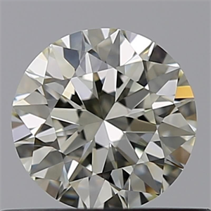 Foto Diamante Natural 0.53 quilates, Redondo , Color L, claridad VVS1 y certificado GIA de