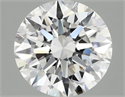 Lab Grown Diamond 2.59 Carats, Round with Ideal Cut, E Color, VVS2 Clarity and Certified by IGI