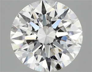 Picture of Lab Grown Diamond 2.59 Carats, Round with Ideal Cut, E Color, VVS2 Clarity and Certified by IGI