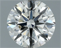 Natural Diamond 0.92 Carats, Round with Excellent Cut, K Color, VVS1 Clarity and Certified by GIA