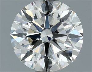 Picture of Natural Diamond 0.92 Carats, Round with Excellent Cut, K Color, VVS1 Clarity and Certified by GIA