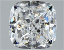 Natural Diamond 3.00 Carats, Cushion with  Cut, D Color, SI1 Clarity and Certified by GIA