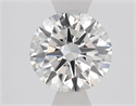 Lab Grown Diamond 1.06 Carats, Round with Excellent Cut, H Color, VS2 Clarity and Certified by IGI