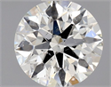 Diamante Natural 0.59 quilates, Redondo , Color I, claridad SI2 y certificado GIA