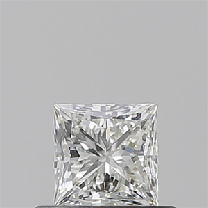 Foto Diamante Natural 0.50 quilates, Princesa , Color I, claridad IF y certificado GIA de