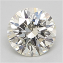 Diamante Natural 0.50 quilates, Redondo , Color K, claridad VVS2 y certificado GIA