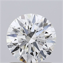 Lab Grown Diamond 1.04 Carats, Round with Ideal Cut, G Color, VVS2 Clarity and Certified by IGI