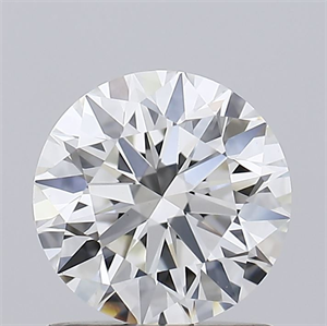 Picture of Lab Grown Diamond 1.04 Carats, Round with Ideal Cut, G Color, VVS2 Clarity and Certified by IGI