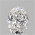 Natural Diamond 1.20 Carats, Oval with  Cut, G Color, SI1 Clarity and Certified by GIA
