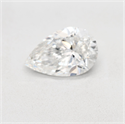 Natural Diamond 3.50 Carats, Pear with  Cut, G Color, SI1 Clarity and Certified by GIA