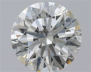 Picture of Natural Diamond 2.51 Carats, Round with Excellent Cut, I Color, SI2 Clarity and Certified by GIA