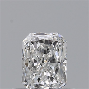 Foto Diamante Natural 0.38 quilates, Radiante , Color F, claridad VS1 y certificado GIA de