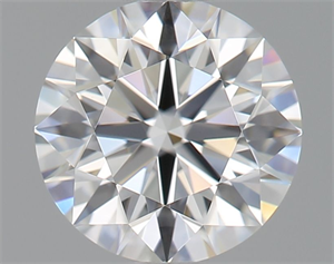 Picture of Natural Diamond 0.71 Carats, Round with Excellent Cut, F Color, VVS1 Clarity and Certified by GIA