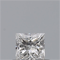 Natural Diamond 0.32 Carats, Princess with  Cut, E Color, VS1 Clarity and Certified by GIA