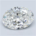 Diamante Natural 3.51 quilates, Ovalado , Color F, claridad VS1 y certificado GIA