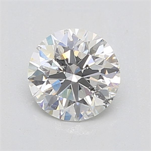 Picture of Natural Diamond 0.84 Carats, Round with Excellent Cut, G Color, I1 Clarity and Certified by GIA