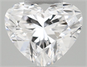 Natural Diamond 0.31 Carats, Heart with  Cut, D Color, IF Clarity and Certified by GIA