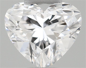 Picture of Natural Diamond 0.31 Carats, Heart with  Cut, D Color, IF Clarity and Certified by GIA