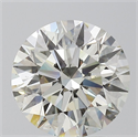 Diamante Natural 2.62 quilates, Redondo , Color J, claridad VS2 y certificado IGI