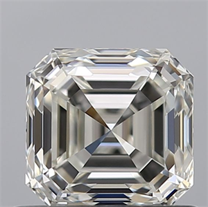 Picture of Natural Diamond 0.90 Carats, Asscher with  Cut, H Color, VVS1 Clarity and Certified by IGI