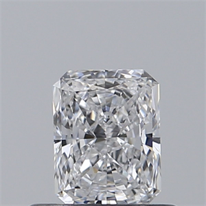 Picture of Natural Diamond 0.40 Carats, Radiant with  Cut, D Color, IF Clarity and Certified by GIA