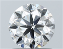 Natural Diamond 1.00 Carats, Round with Very Good Cut, G Color, SI1 Clarity and Certified by GIA
