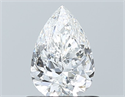 Natural Diamond 0.70 Carats, Pear with  Cut, E Color, VS1 Clarity and Certified by GIA