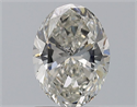 Natural Diamond 1.20 Carats, Oval with  Cut, I Color, SI2 Clarity and Certified by GIA