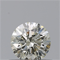 Natural Diamond 0.43 Carats, Round with Excellent Cut, K Color, VS2 Clarity and Certified by IGI