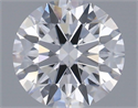 Lab Grown Diamond 1.24 Carats, Round with Ideal Cut, D Color, VS1 Clarity and Certified by IGI