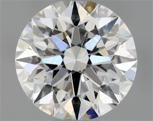 Picture of Natural Diamond 0.45 Carats, Round with Excellent Cut, E Color, SI1 Clarity and Certified by GIA