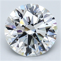 Diamante Natural 3.01 quilates, Redondo , Color D, claridad SI1 y certificado GIA