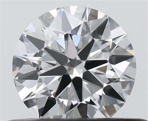 Picture of Natural Diamond 0.42 Carats, Round with Excellent Cut, G Color, VS1 Clarity and Certified by IGI