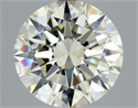 Diamante Natural 4.01 quilates, Redondo , Color K, claridad VVS1 y certificado HRD