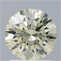 Diamante Natural 1.13 quilates, Redondo , Color N, claridad VVS2 y certificado GIA