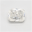 Diamante Natural 5.01 quilates, Radiante , Color J, claridad SI1 y certificado GIA